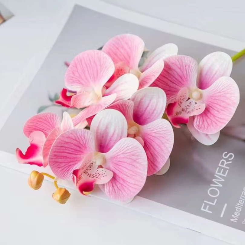 Orchid Phalaenopsis - Fiori artificiali 3D Farfalla di plastica