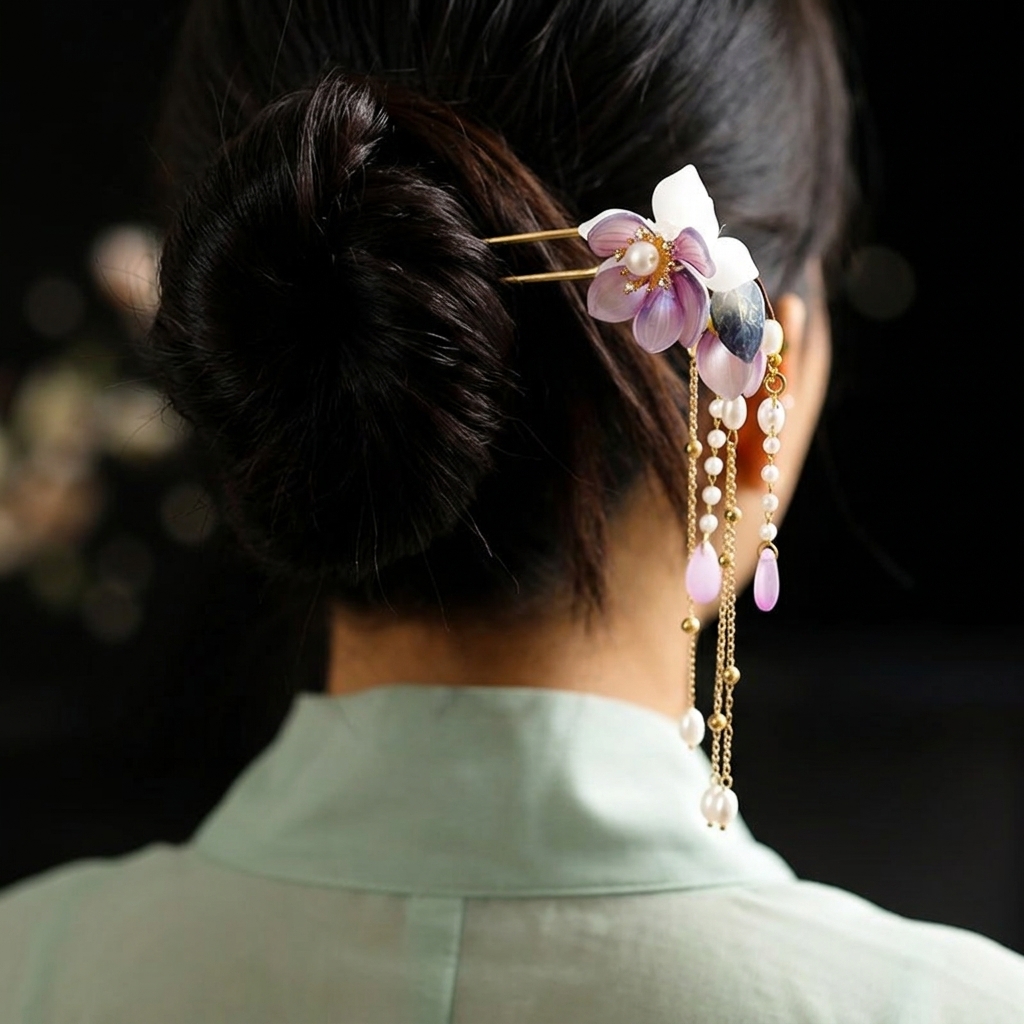 Fermaglio per capelli a forma  - Orchid Phalaenopsis recensione e prezzo