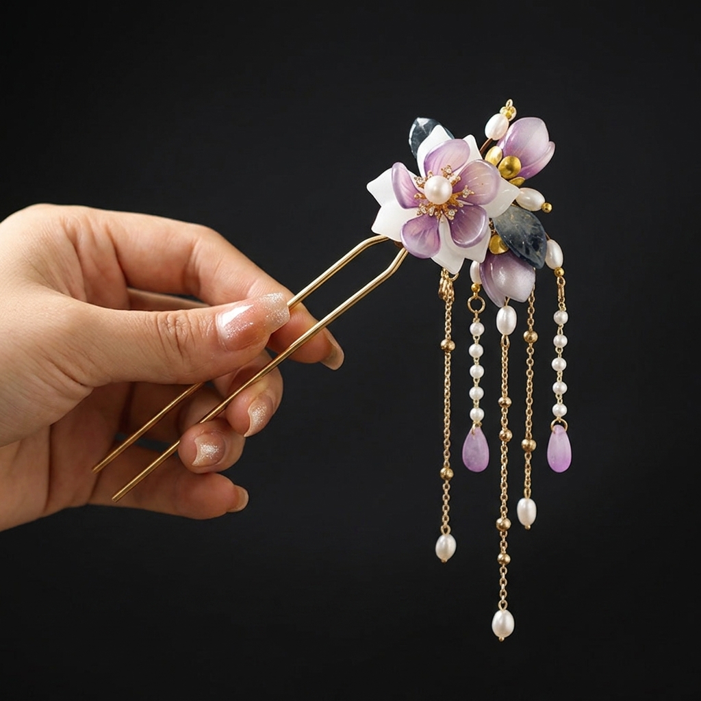 Fermaglio per capelli a forma  - Orchid Phalaenopsis recensione e prezzo
