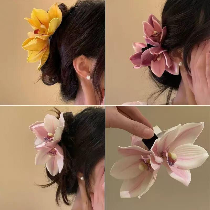 Grande fermaglio per capelli a - Orchid Phalaenopsis recensione e prezzo